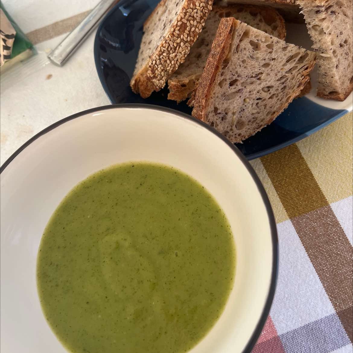 Soupe de courgettes
